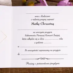 Jak wypisać zaproszenie na komunię dla matki chrzestnej w 5 krokach