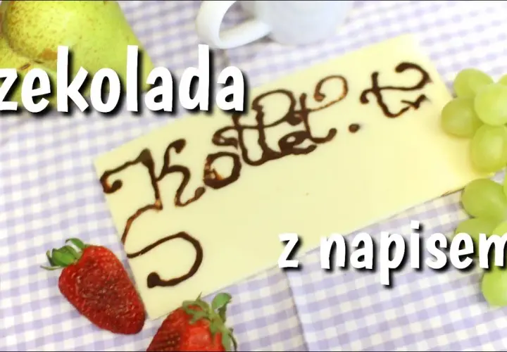 Jak zrobić literki z czekolady na tort - proste i efektowne sposoby